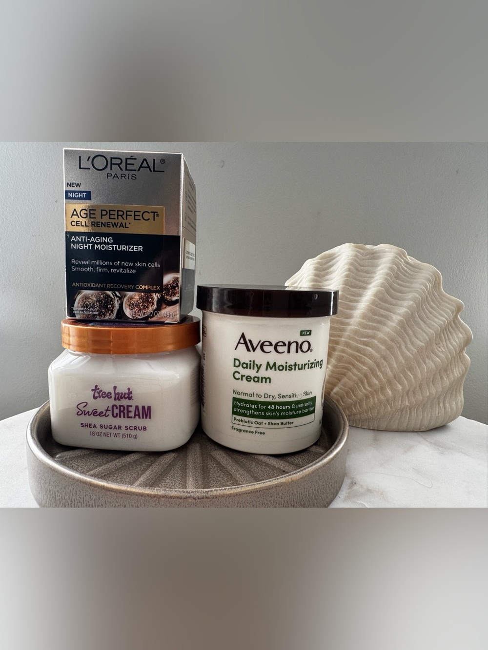 NEW Face + Body Skincare Bundle - L’Oréal, Aveeno, and Tree Hut